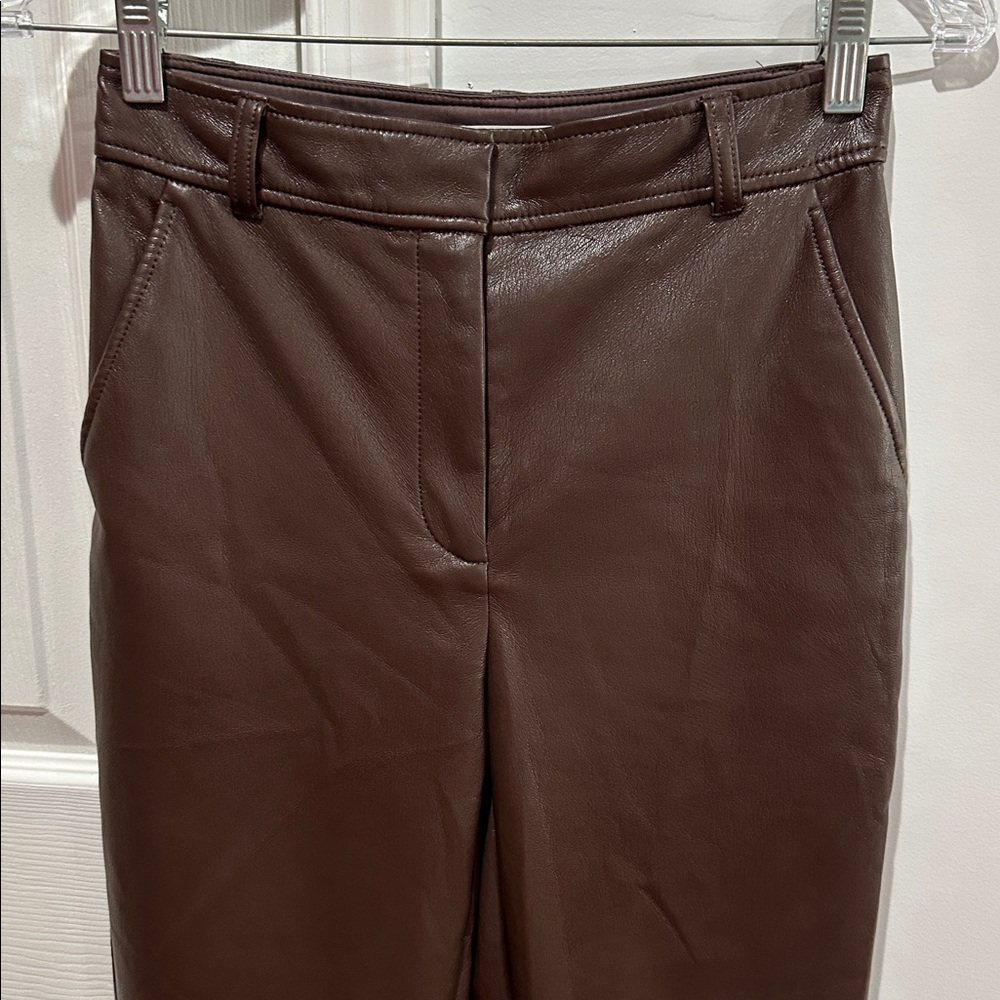 BABATON Program Vegan Leather Pant Size 2 - Picture 5 of 11